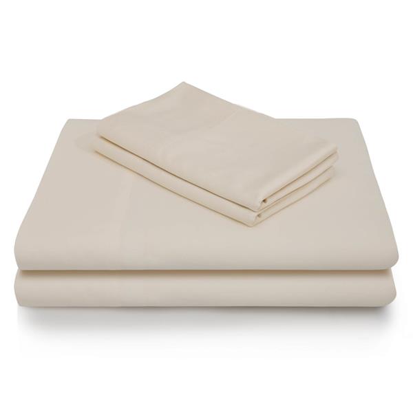 Rayon From Bamboo Duvet Set King Ivory 