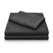 Brushed Microfiber Bed Linen Cot Black - MAL1331