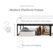 Weekender Modern Platform Bed Frame Twin - MAL2245