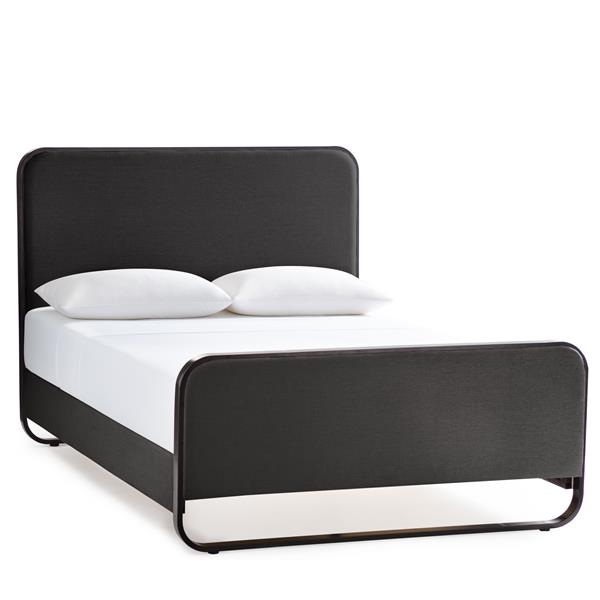 Godfrey Designer Bed Queen Charcoal 