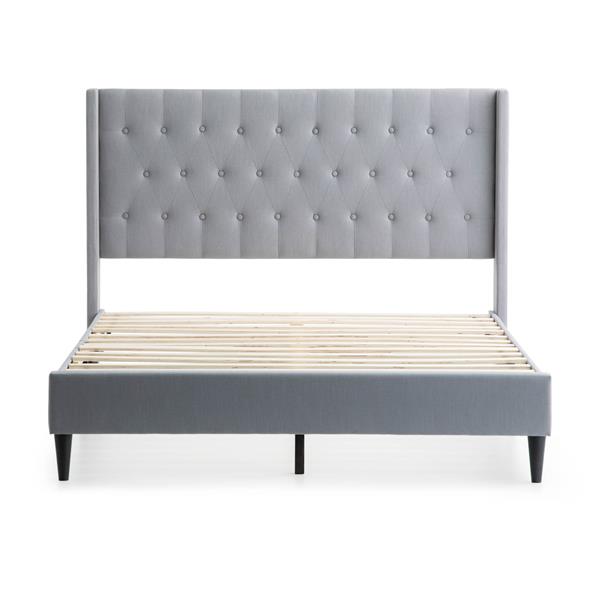 Weekender  Wren Upholstered Bed Twin XL Blue Gray 