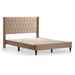 Weekender  Wren Upholstered Bed Twin XL Tan - MAL2461