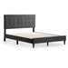 Weekender  Hart Upholstered Bed Twin XL Dark Gray - MAL2484