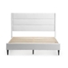 Weekender  Beck Upholstered Bed Twin White Gray - MAL2506
