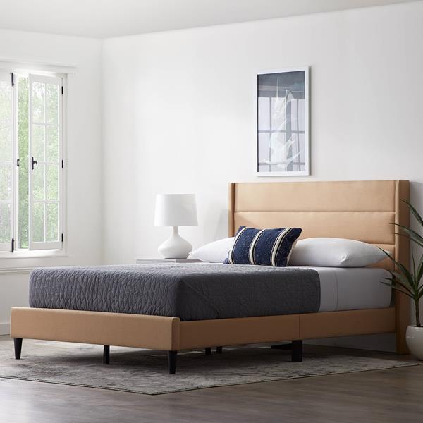 Weekender  Beck Upholstered Bed Twin XL Tan 
