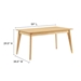 Oracle 59" Rectangle Dining Table - Oak - MOD10015