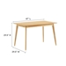 Oracle 47" Rectangle Dining Table - Oak - MOD10016