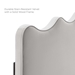 Current Performance Velvet Twin Platform Bed - Light Gray - Style A - MOD10149