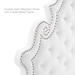 Gwyneth Tufted Performance Velvet Full Platform Bed - White - Style A - MOD10175