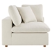 Commix Down Filled Overstuffed Corner Chair - Light Beige - MOD10229
