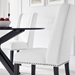 Baron Fabric Dining Chair - White - MOD10325