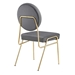 Craft Performance Velvet Dining Side Chair - Gold Gray - MOD10357