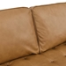 Valour 98" Leather Sectional Sofa - Tan - MOD10411