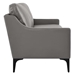 Corland Leather Sofa - Gray - MOD10414