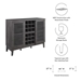 Render Bar Cabinet - Charcoal - MOD10432