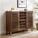 Render Bar Cabinet - Walnut - Style A - MOD10434