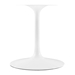 Lippa 60" Oval Natural Wood Grain Dining Table - White Natural - MOD10435