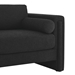 Visible Boucle Fabric Loveseat - Black - MOD10471