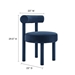 Toulouse Performance Velvet Dining Chair - Midnight Blue - MOD10476