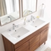 Cayman 48" Double Basin Bathroom Sink - White - MOD10496