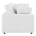 Commix Down Filled Overstuffed Sectional Sofa - Pure White - MOD10537