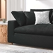 Commix Down Filled Overstuffed Sectional Sofa - Black - MOD10538
