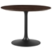 Lippa 40" Round Wood Grain Dining Table - Black Cherry Walnut - MOD10555
