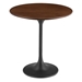 Lippa 20" Round Wood Grain Side Table - Black Walnut - MOD10570