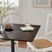 Lippa 28" Square Wood Grain Dining Table - Black Cherry Walnut - MOD10605