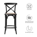Gear Counter Stool - Black - Style A - MOD10698