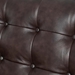 Exalt Tufted Leather Sofa - Brown - MOD10708