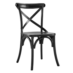 Gear Dining Side Chair - Black 