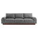Oasis Upholstered Fabric Sofa - Gray - MOD10764