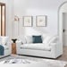 Commix Down Filled Overstuffed Loveseat - Pure White - MOD10777