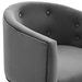 Savour Tufted Performance Velvet Accent Chairs - Set of 2 - Gray - MOD10848