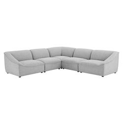 Comprise 5-Piece Sectional Sofa - Light Gray 