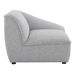 Comprise 6-Piece Sectional Sofa - Light Gray - MOD10861