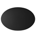 Traverse 63" Oval Dining Table - Black Black - MOD10897