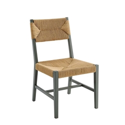 Bodie Wood Dining Chair - Light Gray Natural 