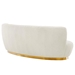 Kindred Boucle Upholstered Upholstered Fabric Sofa - Gold Ivory - MOD10952