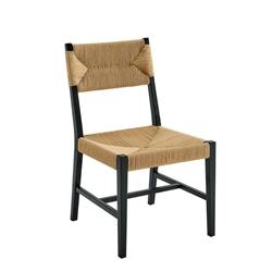 Bodie Wood Dining Chair - Black Natural 