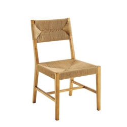 Bodie Wood Dining Chair - Natural Natural 
