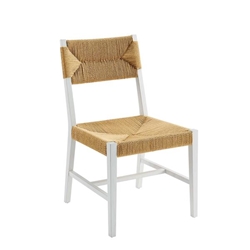 Bodie Wood Dining Chair - White Natural 