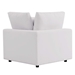 Commix Overstuffed Outdoor Patio Sofa - White - MOD11036