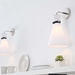 Starlight 1-Light Wall Sconce - White Polished Nickel - MOD11077