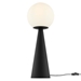 Apex Glass Globe Glass Table Lamp - White Black - MOD11114