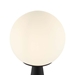 Apex Glass Globe Glass Table Lamp - White Black - MOD11114
