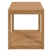 Carlsbad Teak Wood Outdoor Patio Side Table - Natural - MOD11121