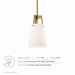 Aspire Pendant Light - White Satin Brass - MOD11140