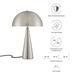 Selena Metal Table Lamp - Satin Nickel - MOD11153